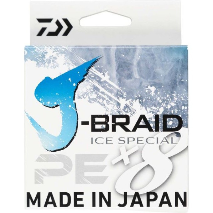 Шнур DAIWA J-Braid Ice Special x8E 0,16mm-50m Island Blue 40003070
