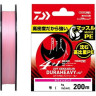 Шнур плетеный DAIWA UVF GEKKABIJIN DURAHEAVY X4+1+SI2 WHITE PINK 0,4-200 07303952